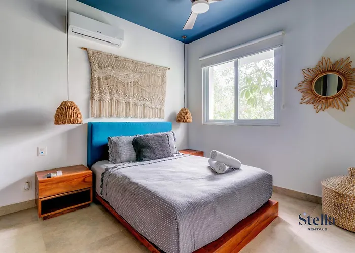 Tao With Pool, Bbq, Gym, Yoga Area, 5 Min From Apartment Tulum