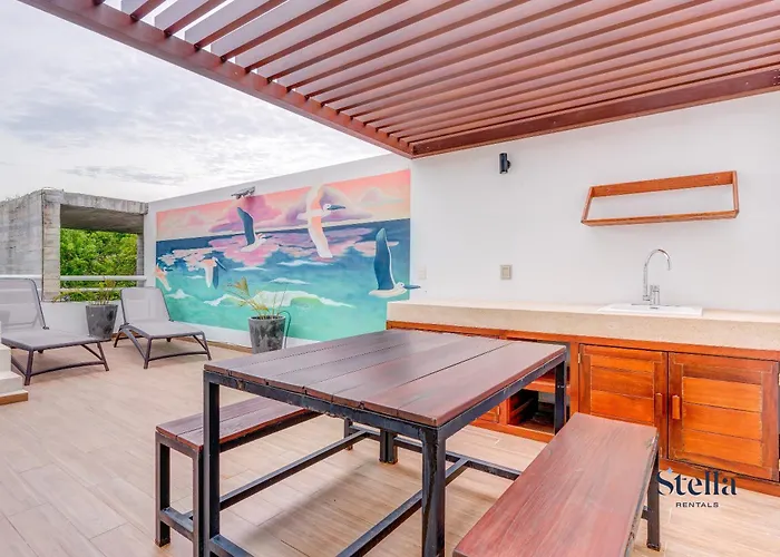 Apartment Tao With Pool, Bbq, Gym, Yoga Area, 5 Min From