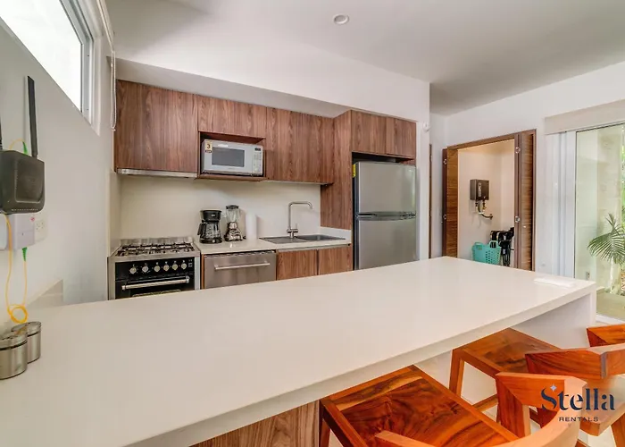 Apartment Tao With Pool, Bbq, Gym, Yoga Area, 5 Min From Tulum