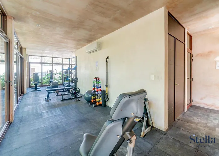 Tao With Pool, Bbq, Gym, Yoga Area, 5 Min From Apartment Tulum