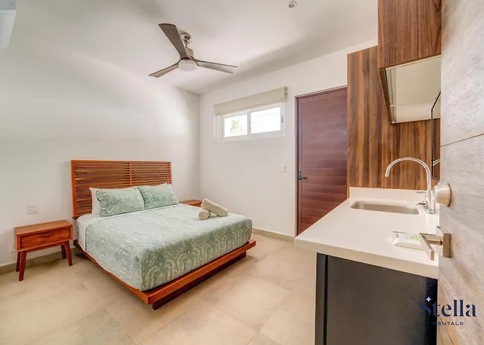 Apartment Tao With Pool, Bbq, Gym, Yoga Area, 5 Min From Tulum